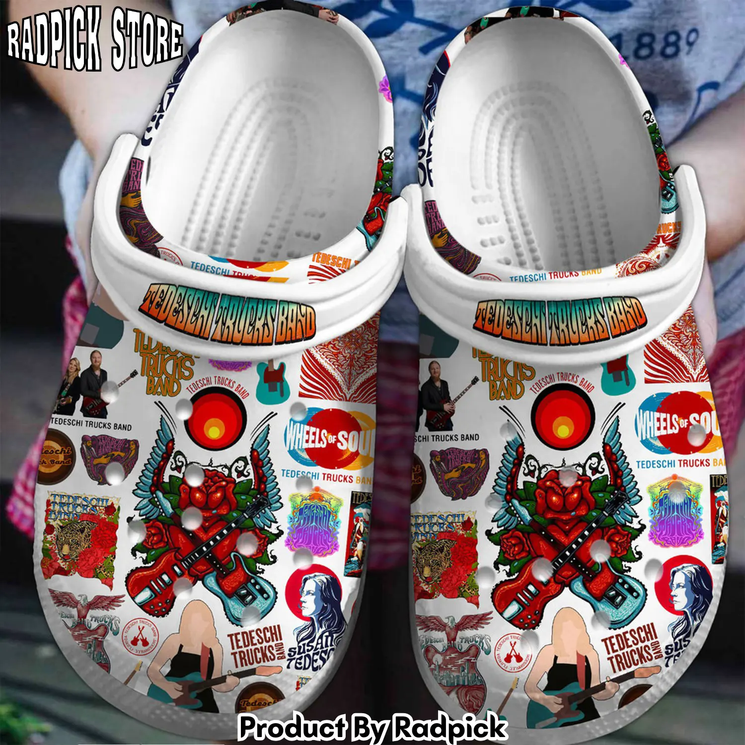 Radpick tedeschi trucks band music clogs shoes comfortable for men women itr rp652845